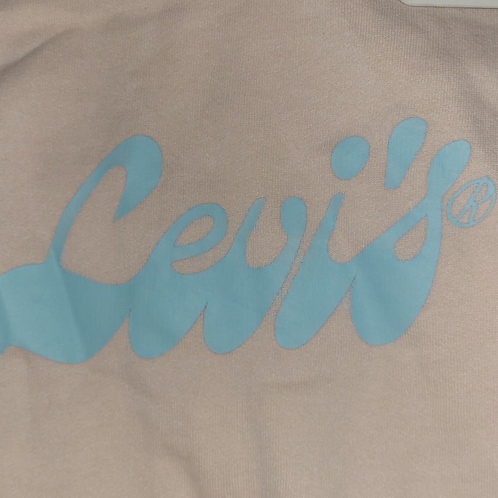 Levi's Woman Cropped Sweater,Pink, Size XL - Picture 2 of 8